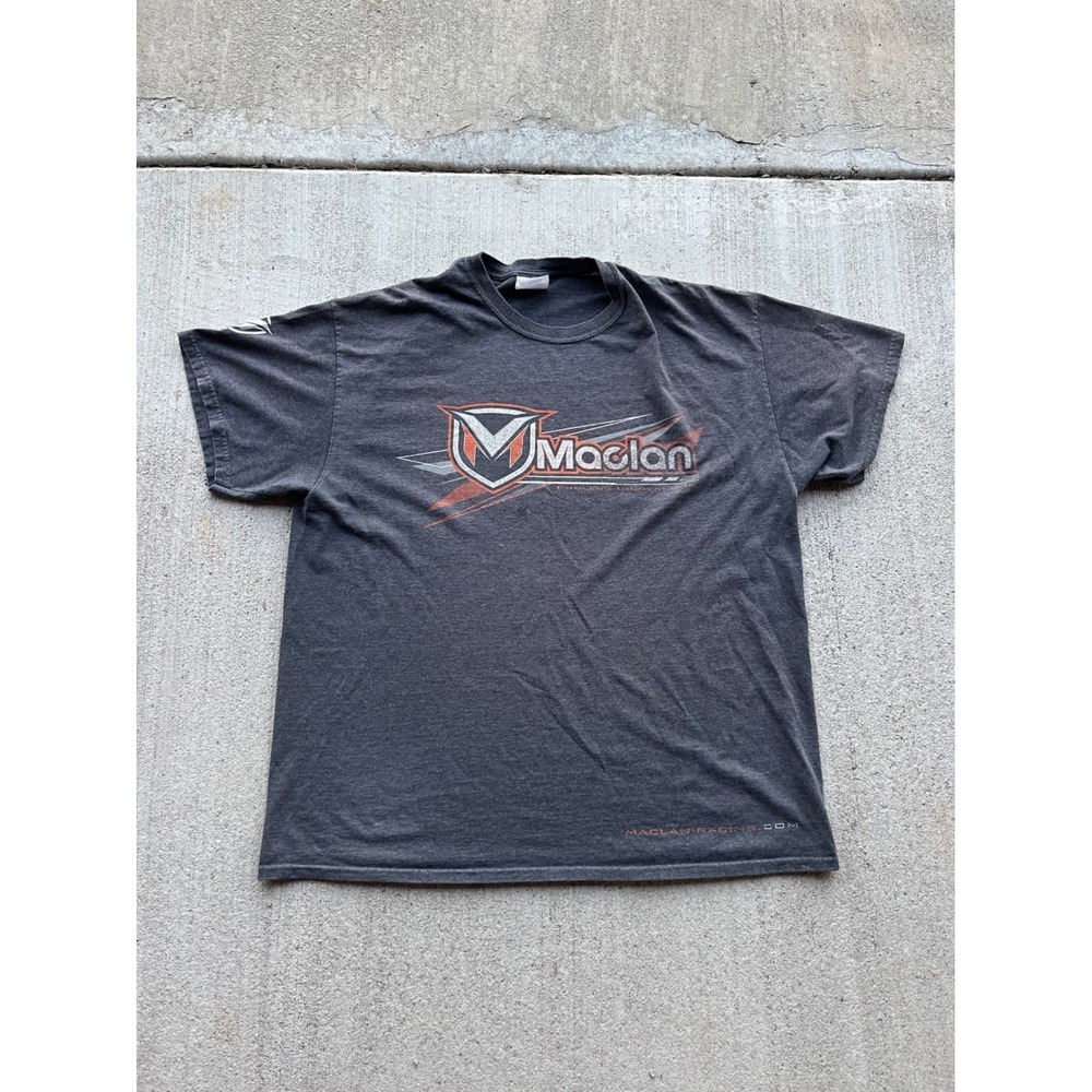 Port and Company Maclan Racing Graphic Tee Charcoal Gray Mens XL RC Car Racing